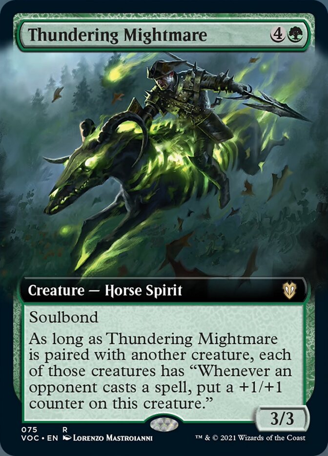 Thundering Mightmare (Extended Art) [Innistrad: Crimson Vow Commander] - Magic: The Gathering - Card Brawlers | Quebec | Canada |