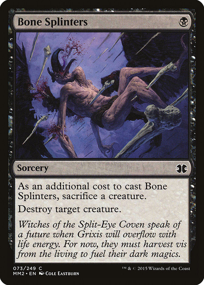 Bone Splinters [Modern Masters 2015] - Magic: The Gathering - Card Brawlers | Quebec | Canada |