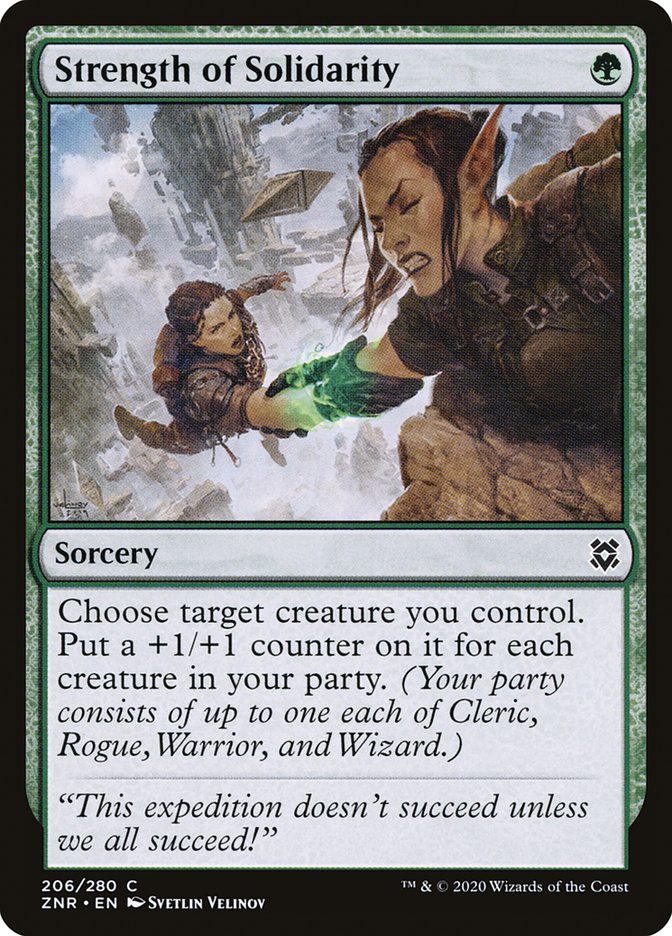 Strength of Solidarity [Zendikar Rising] - Magic: The Gathering - Card Brawlers | Quebec | Canada |