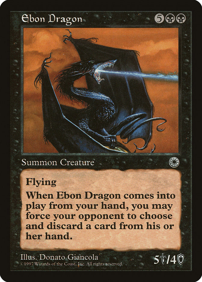 Ebon Dragon [Portal] - Magic: The Gathering - Card Brawlers | Quebec | Canada |