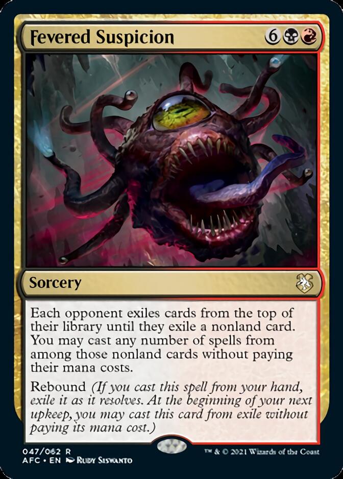 Fevered Suspicion [Dungeons & Dragons: Adventures in the Forgotten Realms Commander] - Magic: The Gathering - Card Brawlers | Quebec | Canada |