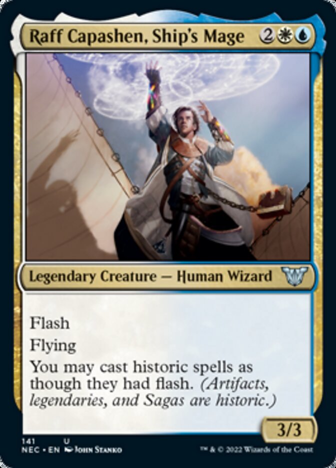 Raff Capashen, Ship's Mage [Kamigawa: Neon Dynasty Commander] - Magic: The Gathering - Card Brawlers | Quebec | Canada |