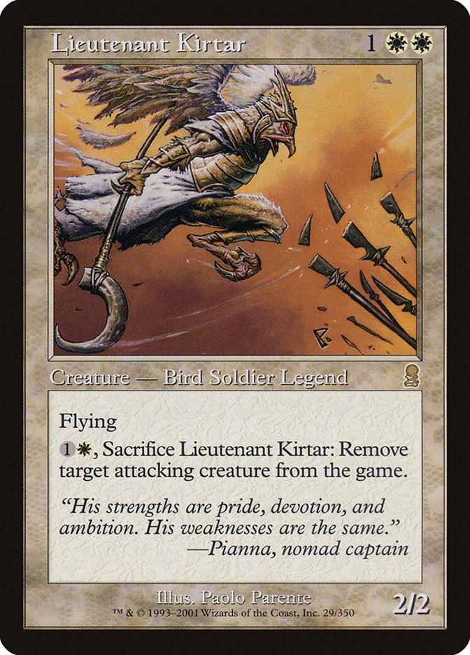 Lieutenant Kirtar [Odyssey] - Magic: The Gathering - Card Brawlers | Quebec | Canada |