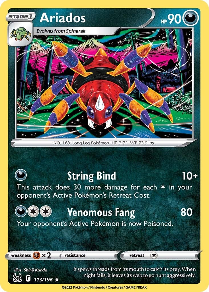 Ariados (113/196) [Sword & Shield: Lost Origin] - Pokémon - Card Brawlers | Quebec | Canada |