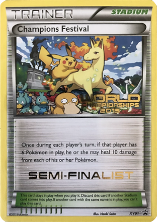 Champions Festival (XY91) (2015 Semi-Finalist) [XY: Black Star Promos] - Pokémon - Card Brawlers | Quebec | Canada |