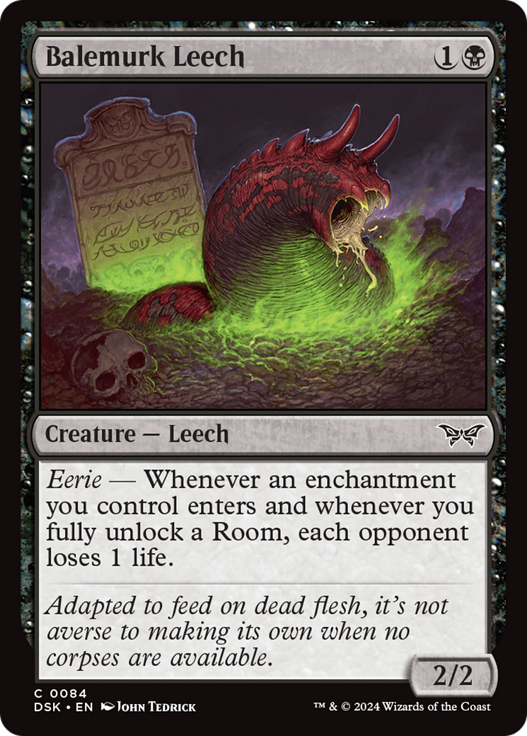 Balemurk Leech [Duskmourn: House of Horror] - Magic: The Gathering - Card Brawlers | Quebec | Canada |