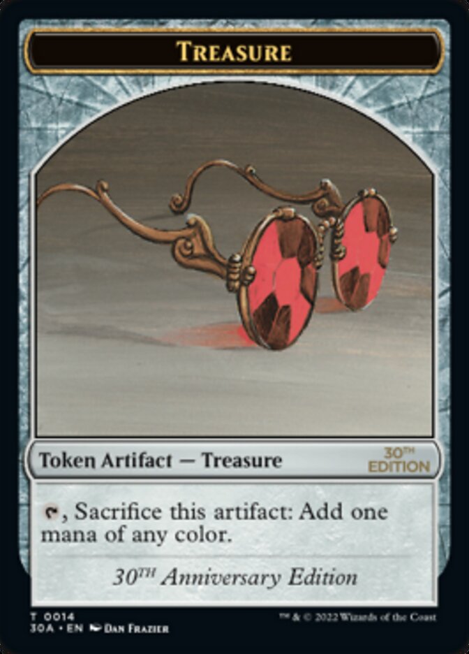 Treasure Token (014) [30th Anniversary Tokens] - Magic: The Gathering - Card Brawlers | Quebec | Canada |