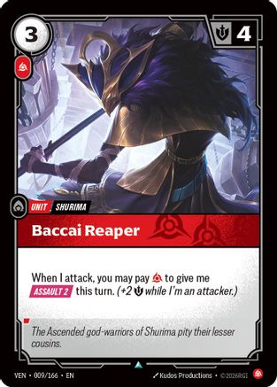 Baccai Reaper (009/166) - Vendetta - Card Brawlers