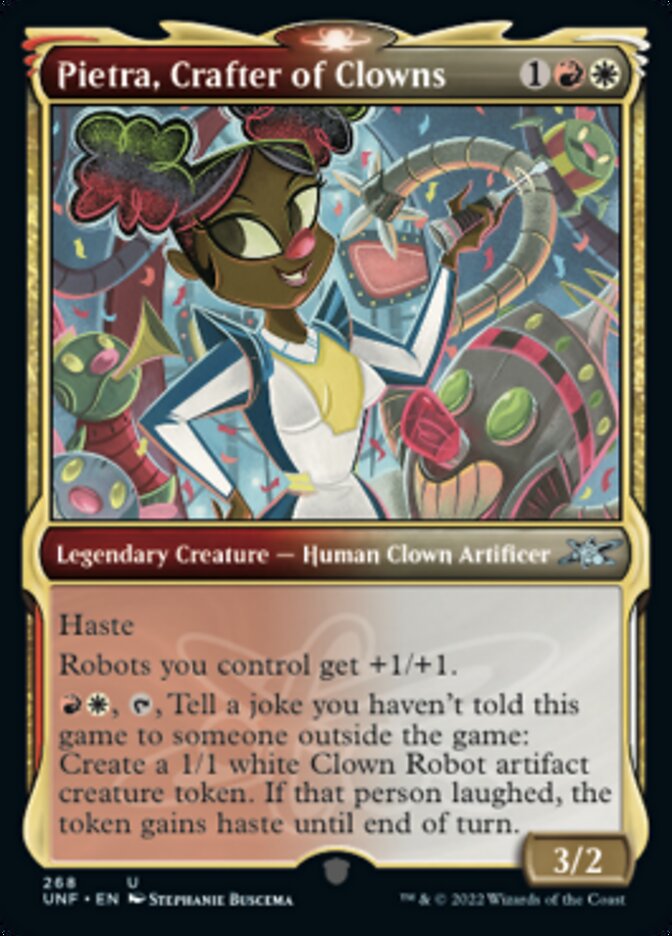 Pietra, Crafter of Clowns (Showcase) [Unfinity] - Magic: The Gathering - Card Brawlers | Quebec | Canada |