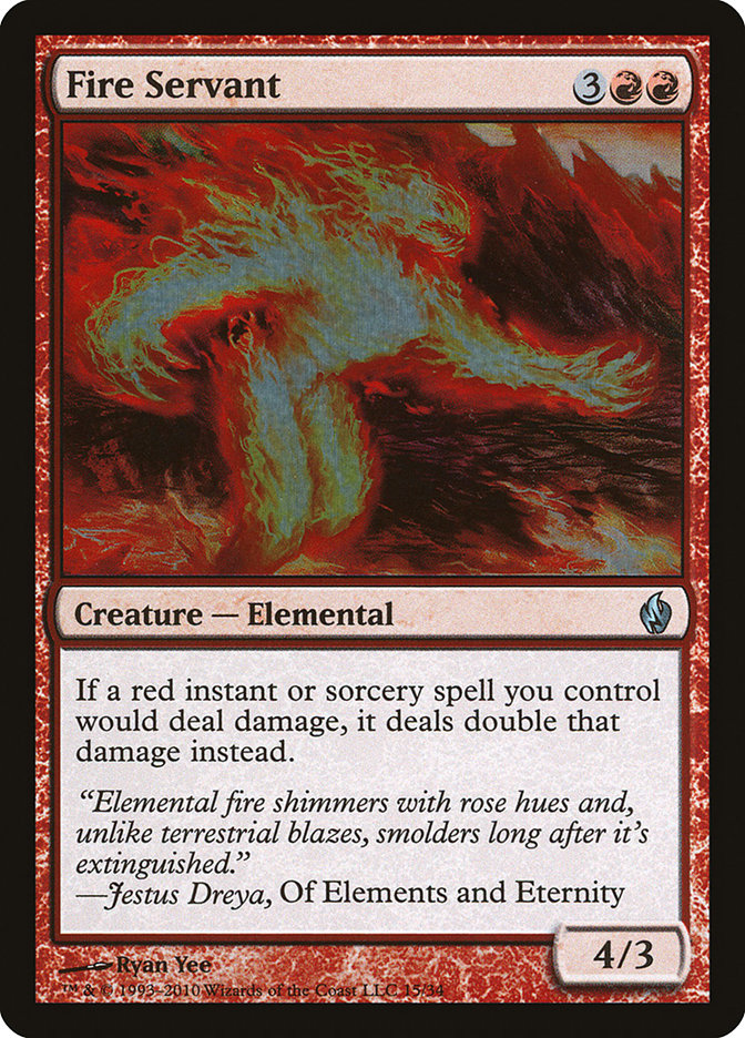 Fire Servant [Premium Deck Series: Fire and Lightning] - Magic: The Gathering - Card Brawlers | Quebec | Canada |