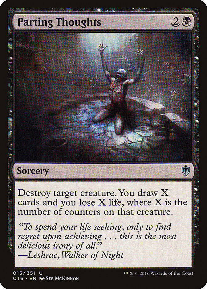 Parting Thoughts [Commander 2016] - Magic: The Gathering - Card Brawlers | Quebec | Canada |