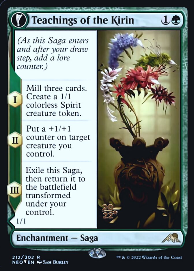 Teachings of the Kirin // Kirin-Touched Orochi [Kamigawa: Neon Dynasty Prerelease Promos] - Magic: The Gathering - Card Brawlers | Quebec | Canada |