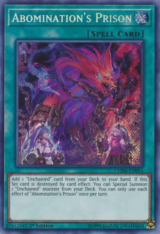 Abomination's Prison [CHIM-EN054] Secret Rare - Yu-Gi-Oh! - Card Brawlers | Quebec | Canada |