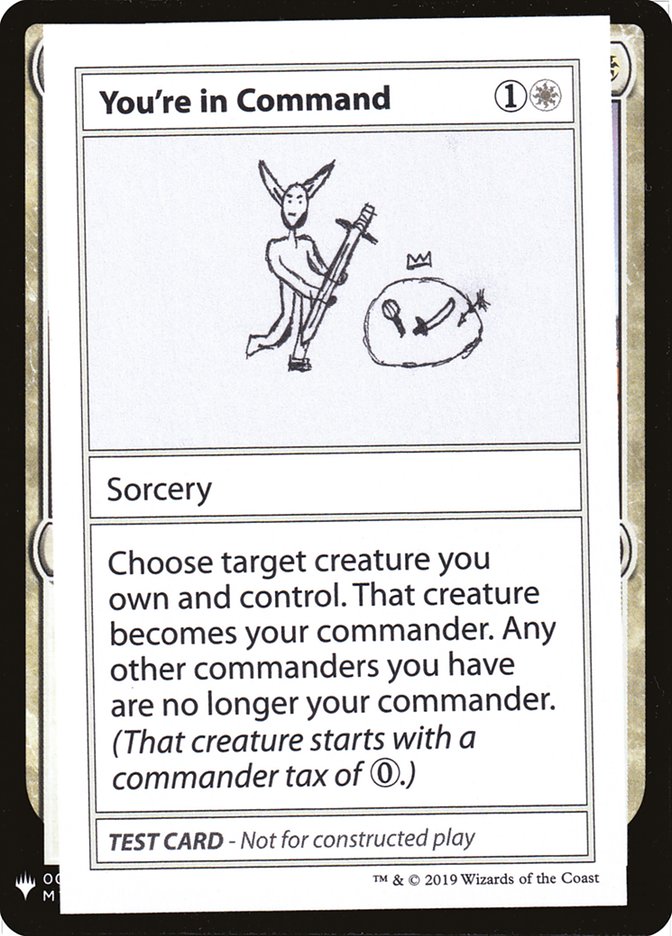 You're in Command [Mystery Booster Playtest Cards] - Magic: The Gathering - Card Brawlers | Quebec | Canada |
