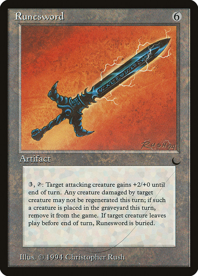Runesword (Misprinted) [The Dark] - Magic: The Gathering - Card Brawlers | Quebec | Canada |