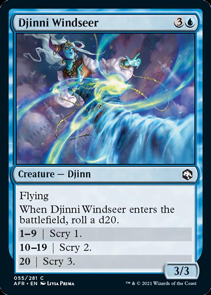 Djinni Windseer [Dungeons & Dragons: Adventures in the Forgotten Realms] - Magic: The Gathering - Card Brawlers | Quebec | Canada |