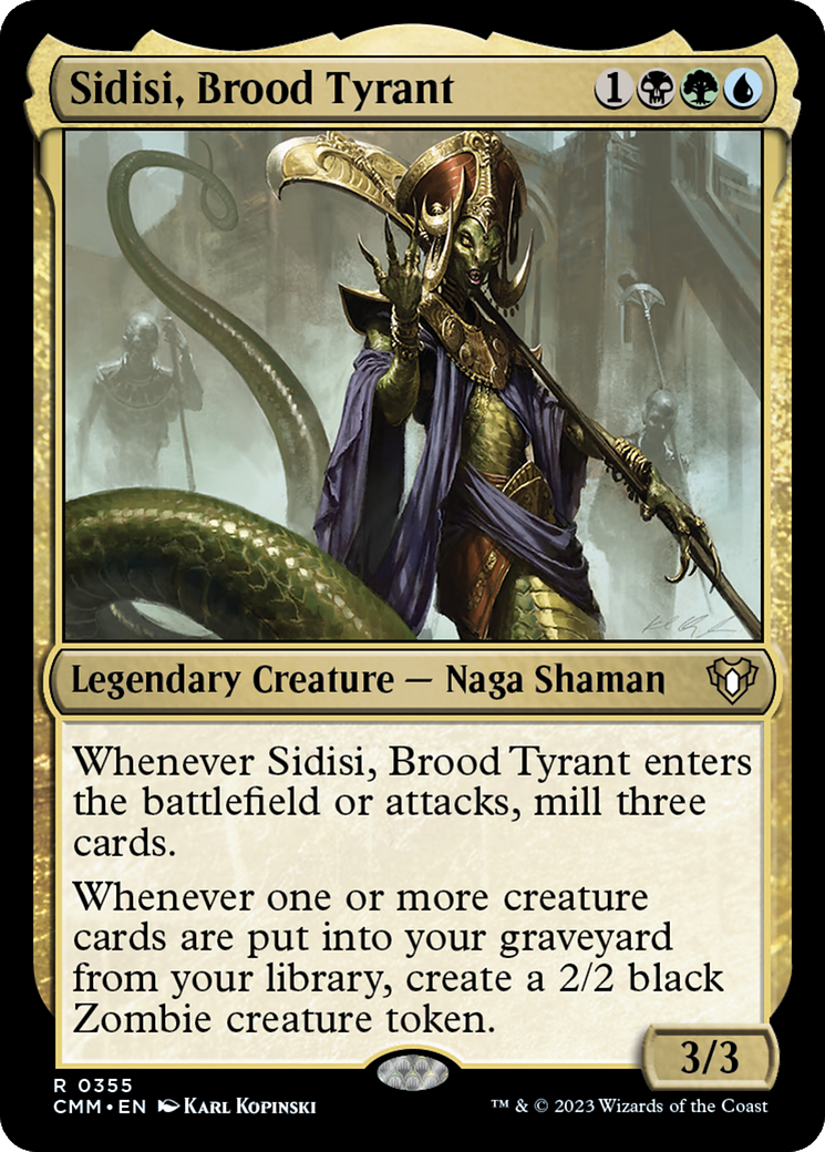 Sidisi, Brood Tyrant [Commander Masters] - Magic: The Gathering - Card Brawlers | Quebec | Canada |