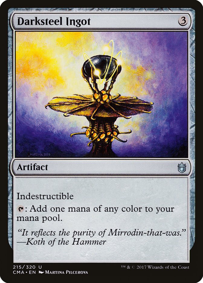 Darksteel Ingot [Commander Anthology] - Magic: The Gathering - Card Brawlers | Quebec | Canada |