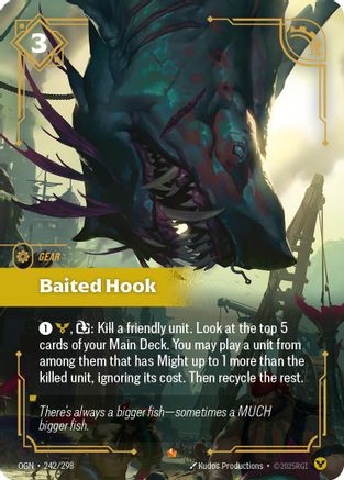 Baited Hook (242/298) - Origins Foil (CHINESE) - Card Brawlers