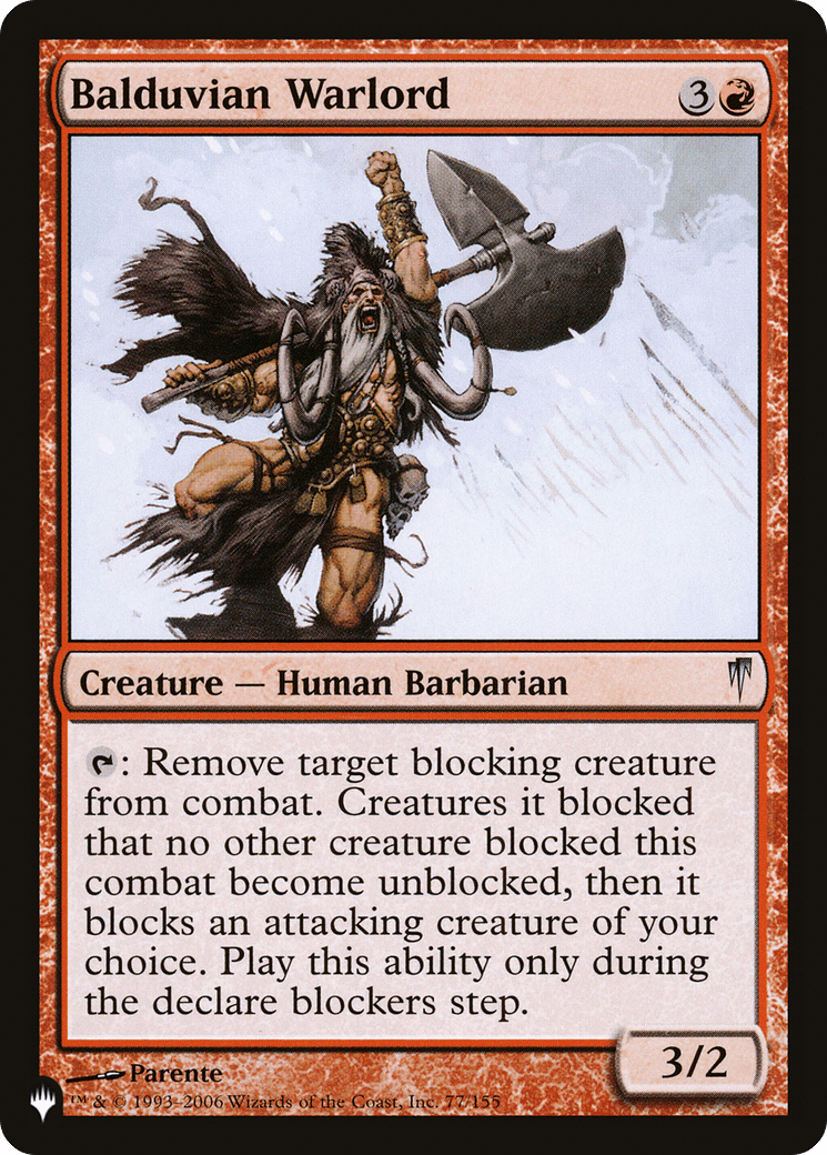 Balduvian Warlord [The List] - Card Brawlers