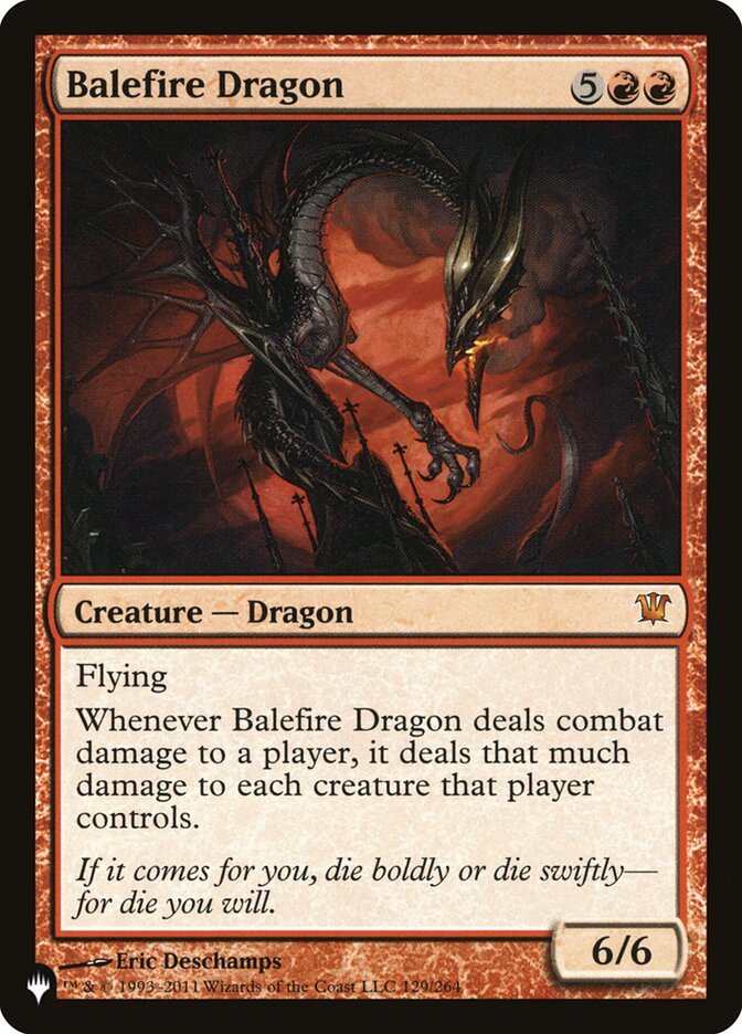 Balefire Dragon [The List] - Card Brawlers