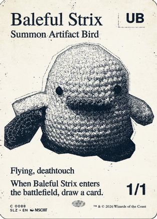 Baleful Strix (0088) (SLZ-088) - Secret Lair x MSCHF: The Zeta Set - Card Brawlers