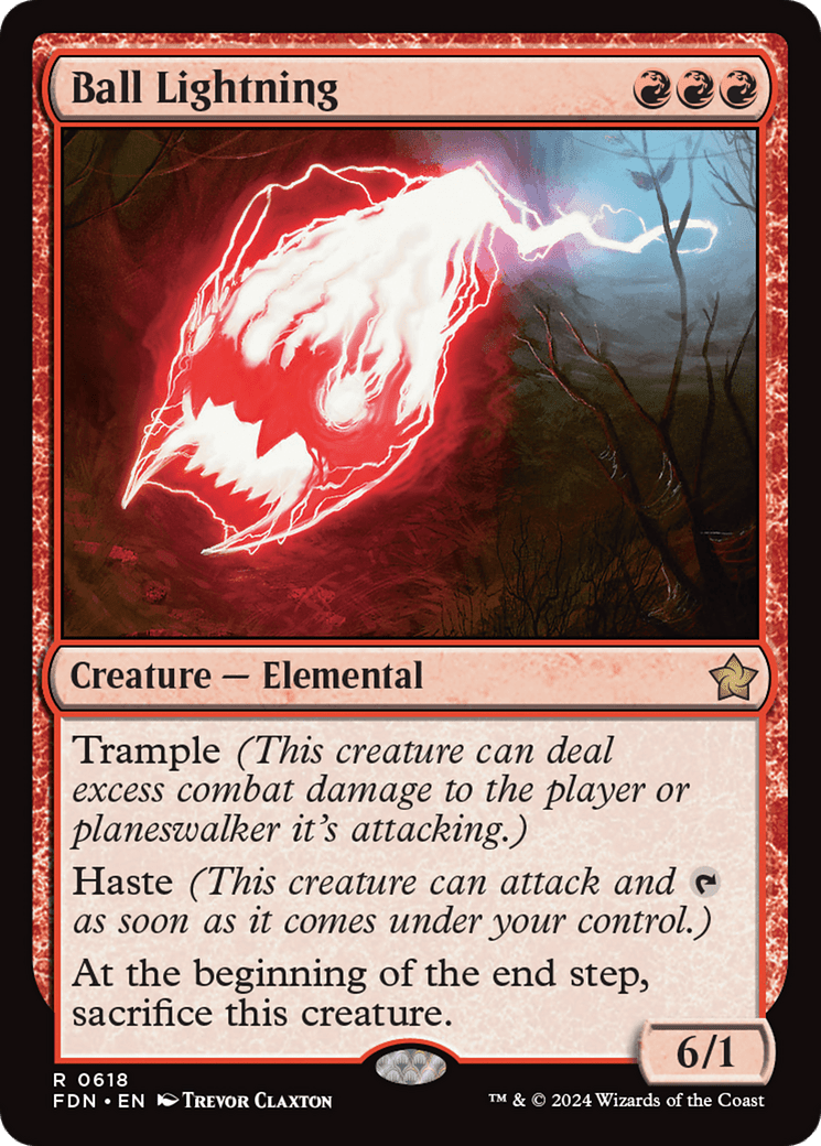 Ball Lightning [Foundations] - Card Brawlers