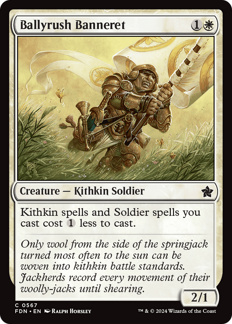 Ballyrush Banneret [Foundations] - Card Brawlers