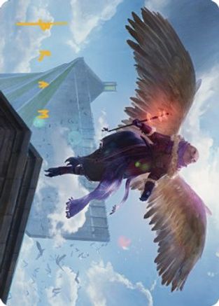 Balmor, Battlemage Captain Art Card (44/81) (Gold-Stamped Signature) (ASDMU-044) - Art Series: Dominaria United - Card Brawlers
