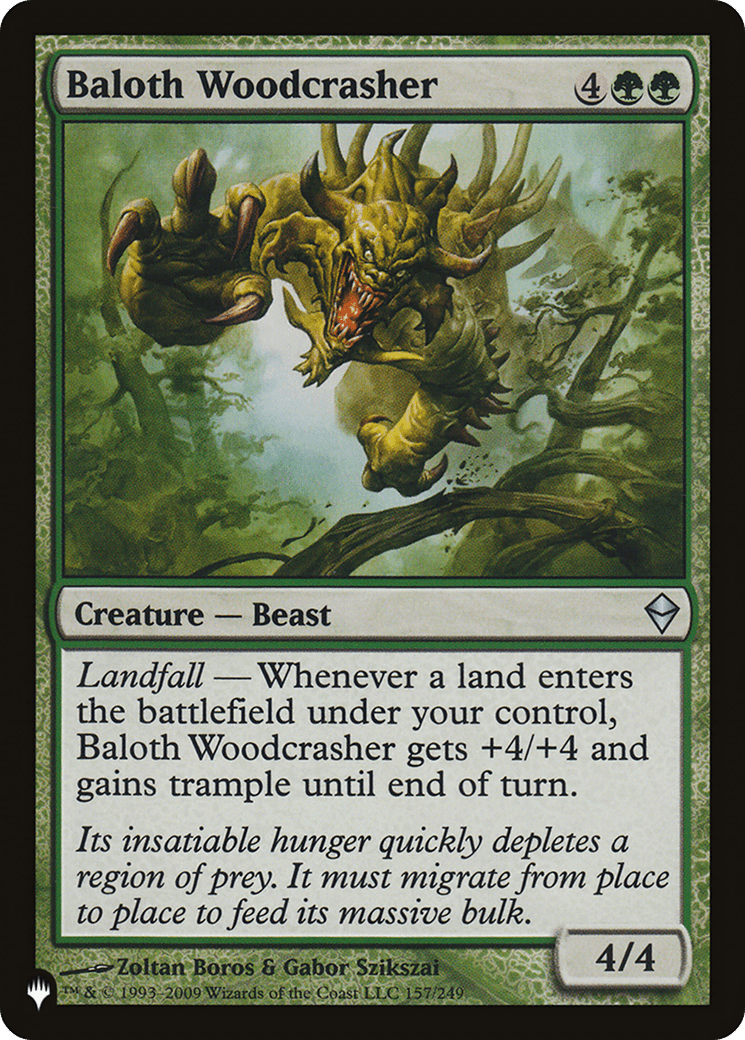 Baloth Woodcrasher [The List] - Card Brawlers