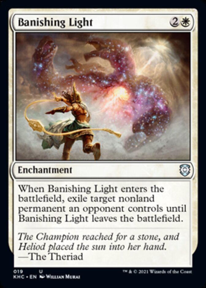 Banishing Light [Kaldheim Commander] - Card Brawlers