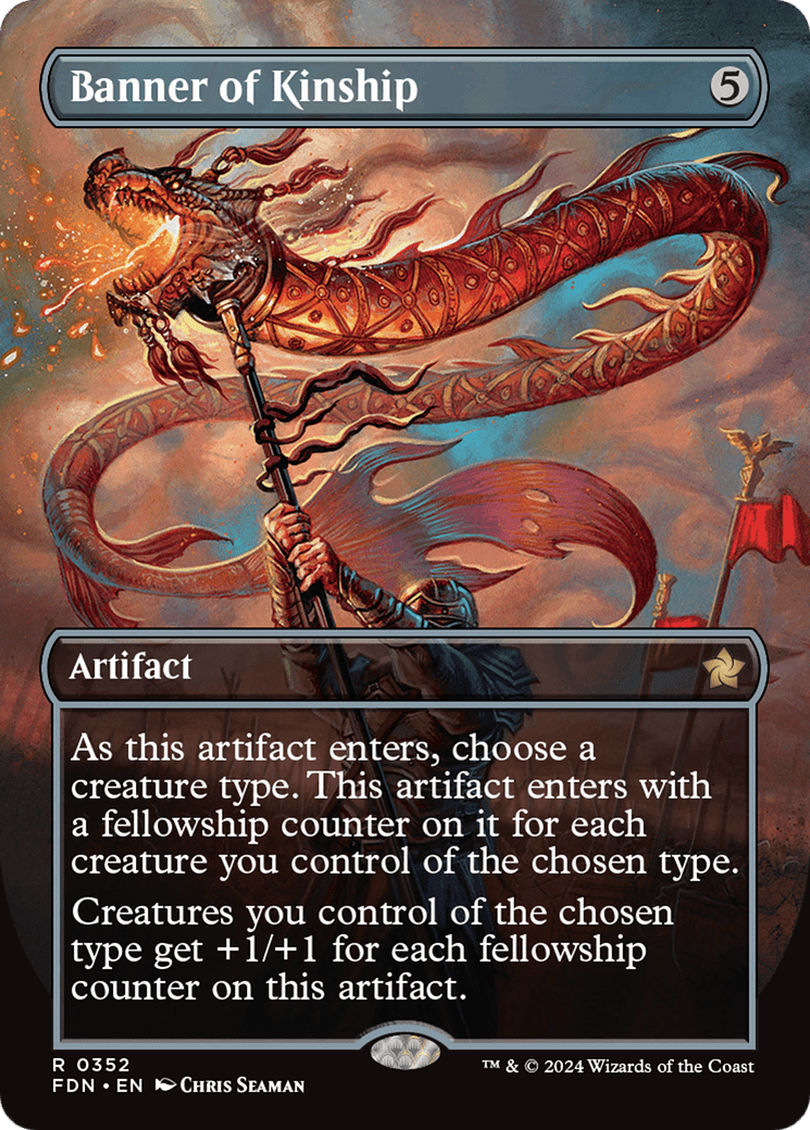 Banner of Kinship (Borderless) [Foundations] - Card Brawlers