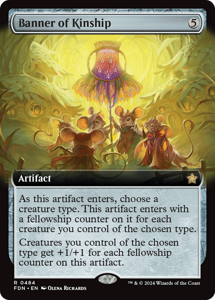 Banner of Kinship (Extended Art) [Foundations] - Card Brawlers