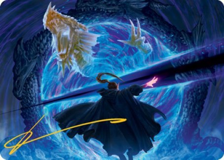 Bar the Gate Art Card (Gold - Stamped Signature) [Dungeons & Dragons: Adventures in the Forgotten Realms Art Series] - Card Brawlers