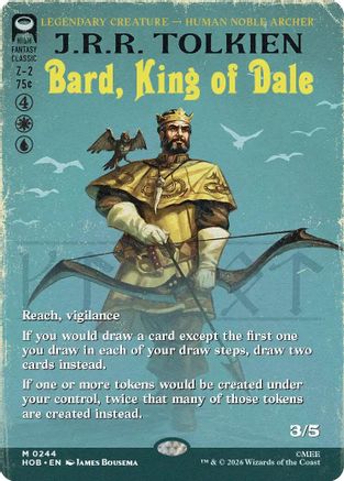 Bard, King of Dale (Borderless) (HOB-244) - The Hobbit - Card Brawlers