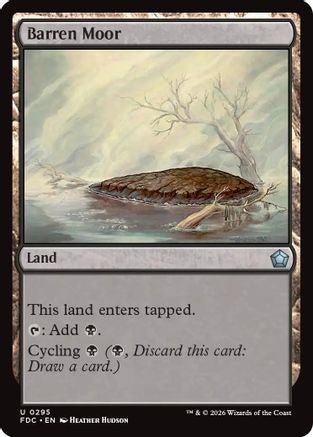 Barren Moor (FDC-295) - Commander: Foundations - Card Brawlers