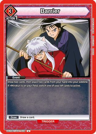 Barrier (UE23BT/IYS-1-078) - UE23BT Inuyasha - Card Brawlers