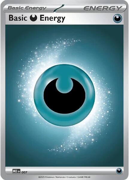Basic Darkness Energy - 007 [Mega Evolution Energies] - Card Brawlers