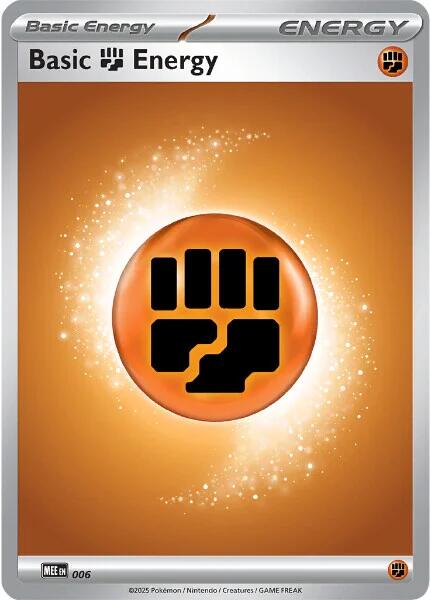 Basic Fighting Energy - 006 [Mega Evolution Energies] - Card Brawlers