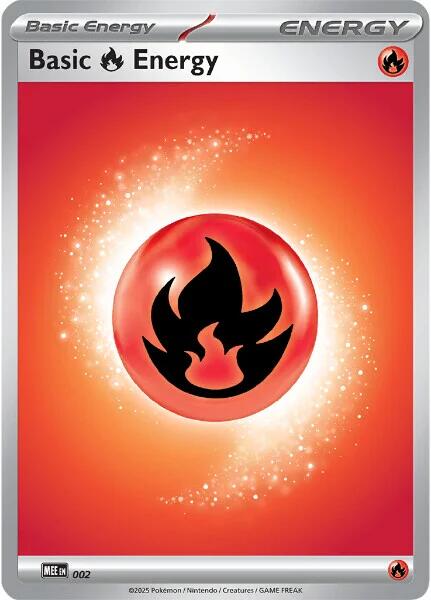 Basic Fire Energy - 002 [Mega Evolution Energies] - Card Brawlers