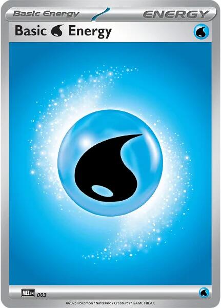 Basic Water Energy - 003 [Mega Evolution Energies] - Card Brawlers