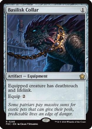 Basilisk Collar (FDC-246) - Commander: Foundations - Card Brawlers