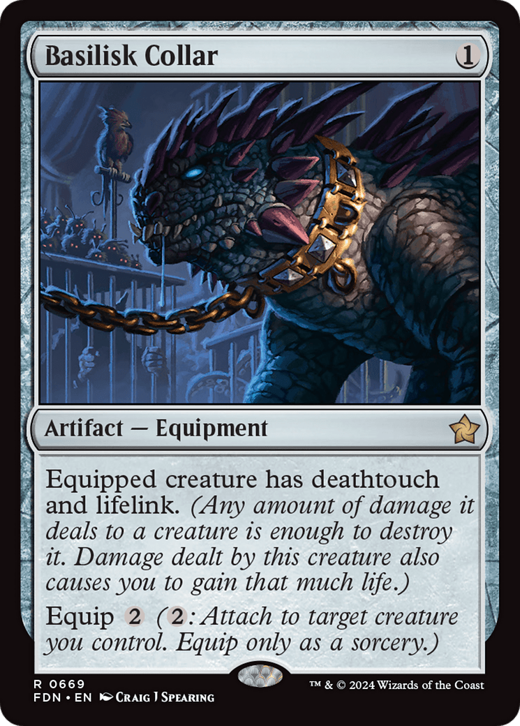 Basilisk Collar [Foundations] - Card Brawlers