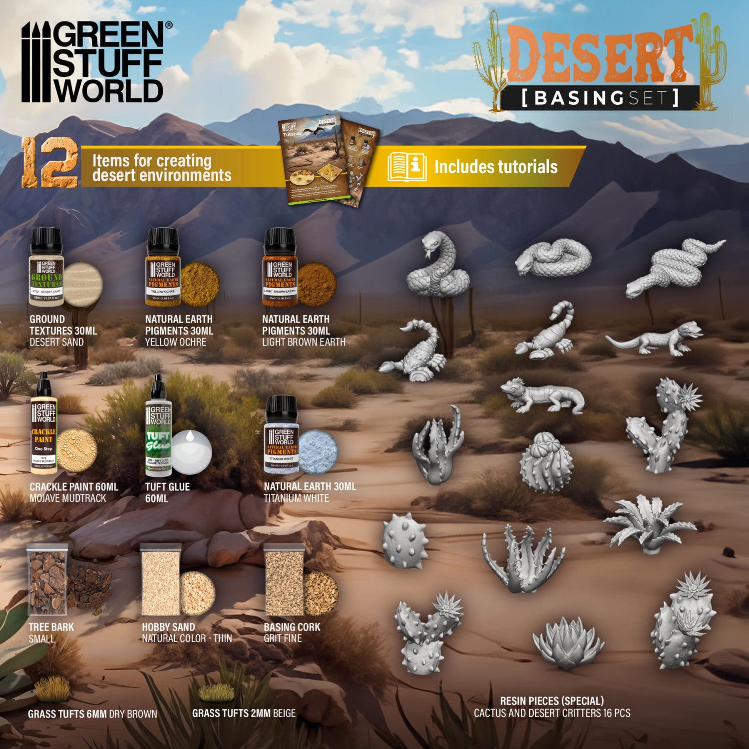 Green Stuff World - Basing Set - Desert - Green Stuff World - Card Brawlers | Quebec | Canada |