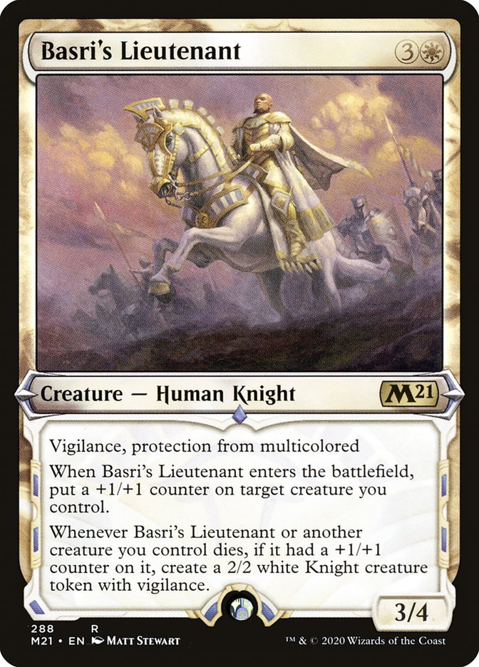 Basri's Lieutenant (Showcase) [Core Set 2021] - Card Brawlers