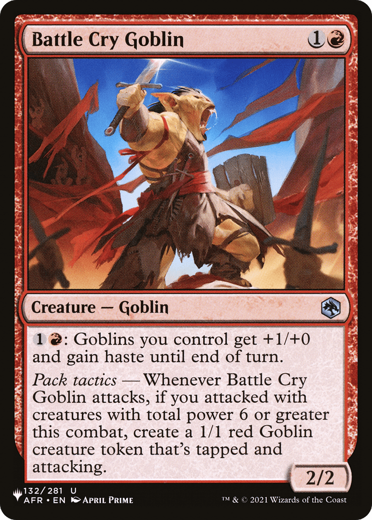 Battle Cry Goblin [The List] - Card Brawlers