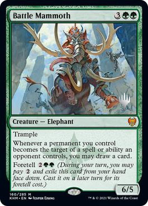 Battle Mammoth (Promo Pack) [Kaldheim Promos] - Card Brawlers