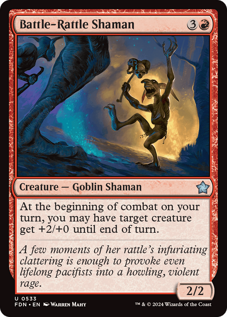 Battle - Rattle Shaman [Foundations] - Card Brawlers