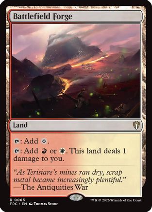 Battlefield Forge (FRC-065) - Commander: Reality Fracture - Card Brawlers