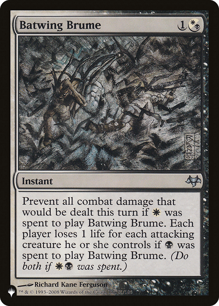 Batwing Brume [The List] - Card Brawlers